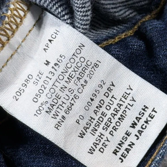 Vintage Tommy Jeans Jacket Mens Medium Blue Denim Trucker Jean Rinse Wash 90s